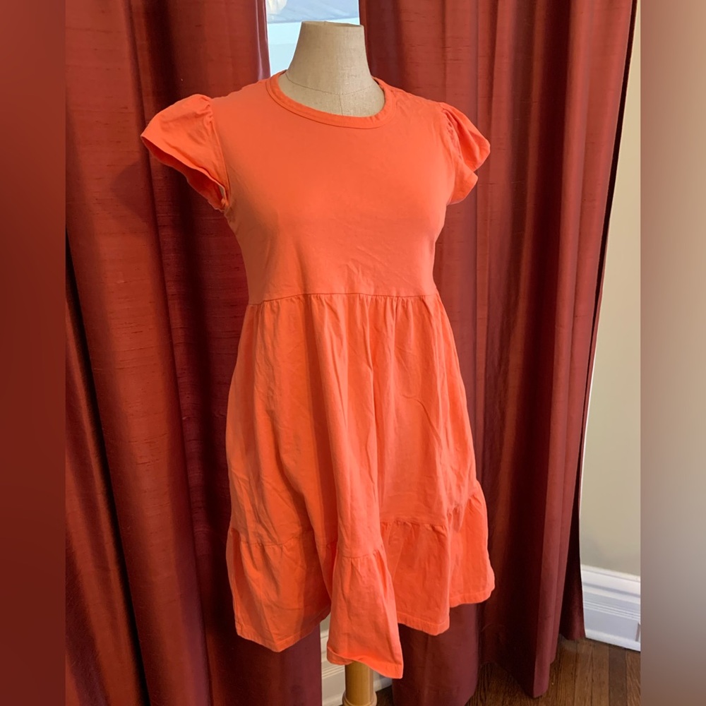 Time and Tru short Orange Dress or Long Tunic Shirt